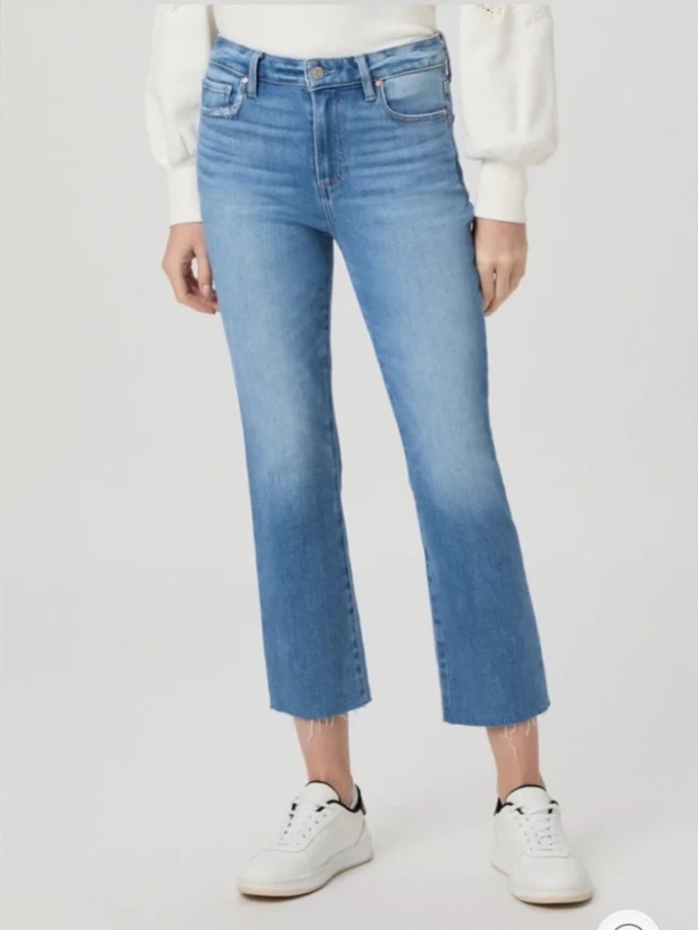PAIGE Cindy Crop Straight Jean